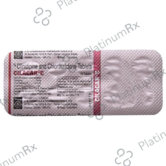 Cilacar C 12.5/10mg Tablet 10s