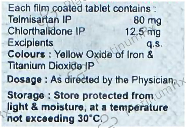 Weltelmi CT 80mg/12.5mg Tablet