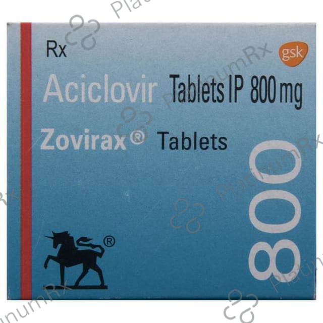 Zovirax 800mg Tablet 5s