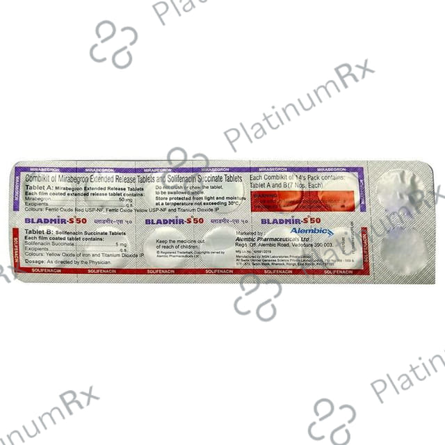 Bladmir S 50/5mg Combikit 1s