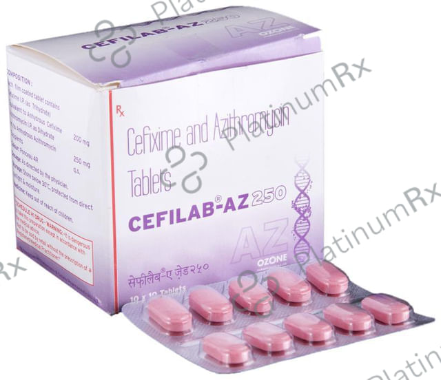 Cefilab AZ 250/250mg Tablet 10s