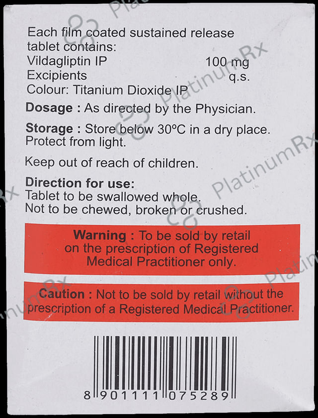 Vilatin SR 100mg Tablet 15s