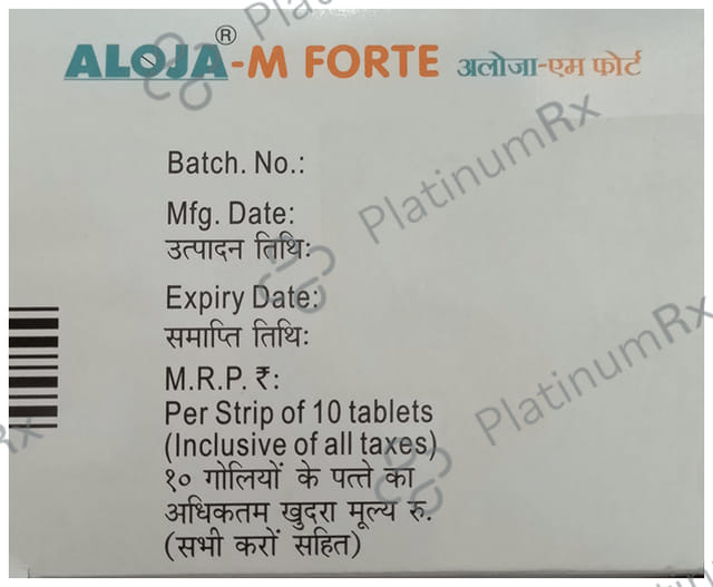Aloja M Forte 12.5/1000mg Tablet 10s