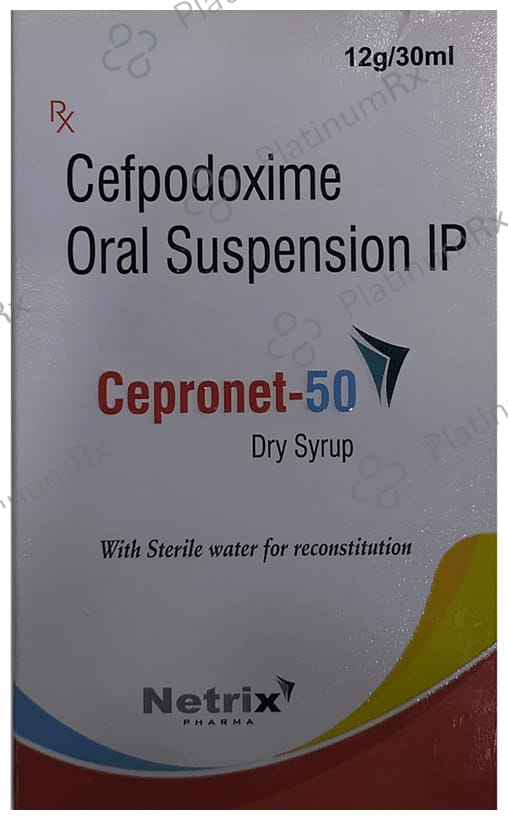 Cepronet 50mg Dry Syrup 30ml