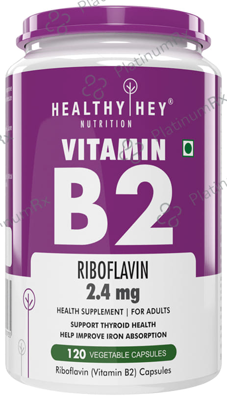 HealthyHey Nutrition Vitamin B2 Vegetable Capsule