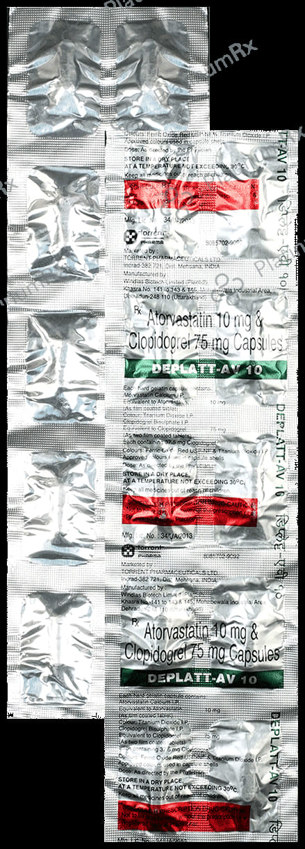 Deplatt AV 10/75mg Capsule 10s