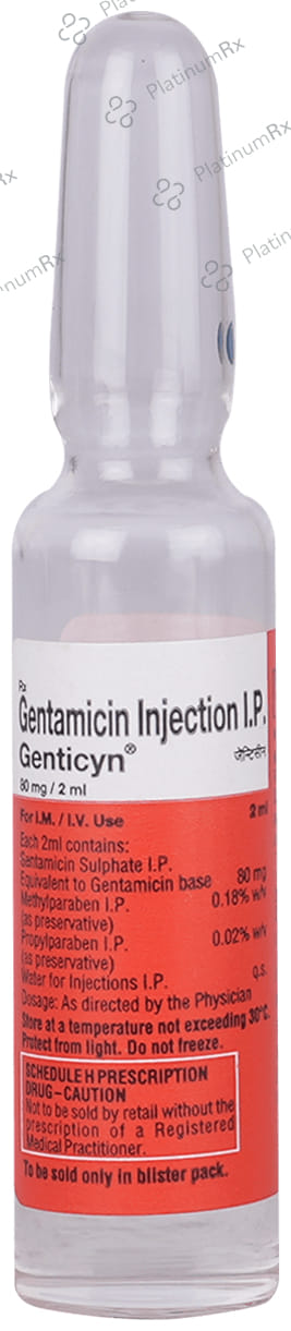 Genticyn 80mg Injection 2ml