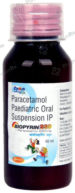 Biopyrin 250mg Suspension 60ml