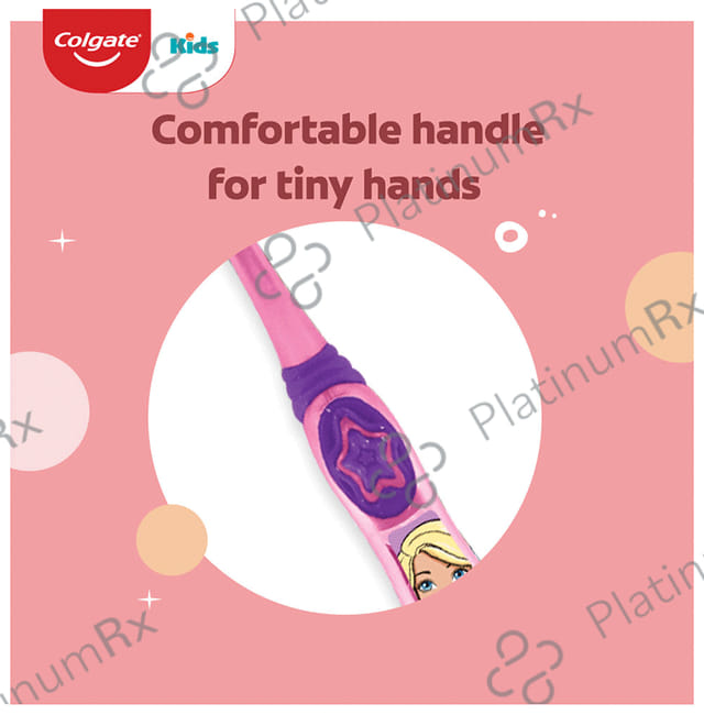 Colgate Kids Extra Soft Barbie Toothbrush 3 Toothbrushes