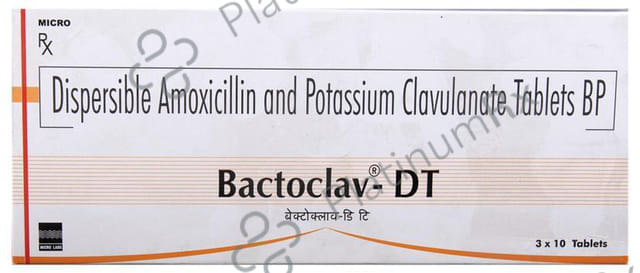 Bactoclav 200/28.5mg Tablet DT 10s