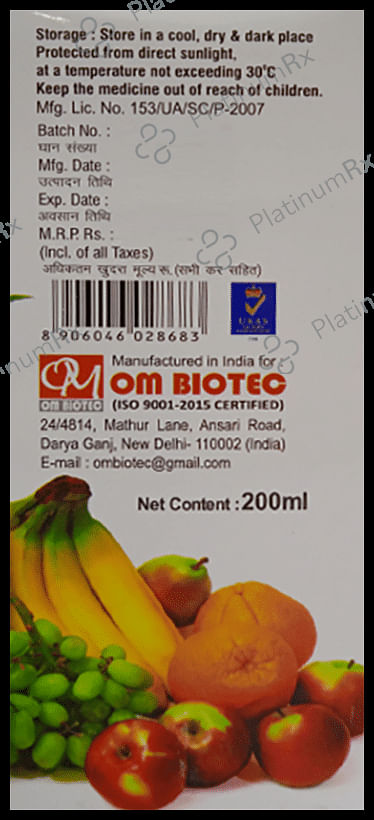 Om Biotec Ancovit Syrup