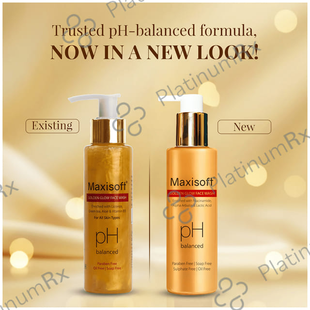 Maxisoft Golden Glow Face Wash