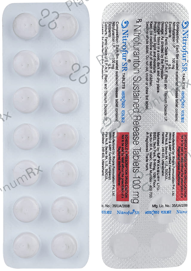 Nitrofur 100mg Tablet SR 14s
