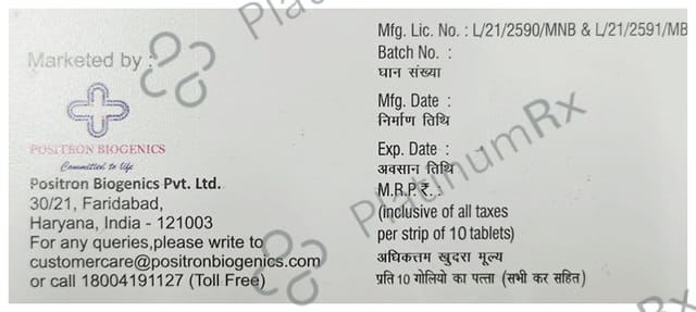 Telmipos 12.5/40mg CT Tablet 10s