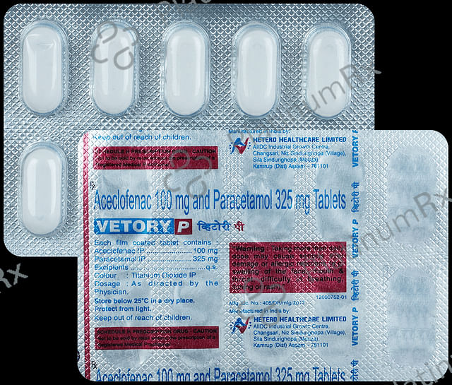 Vetory P 100/325mg Tablet 10s
