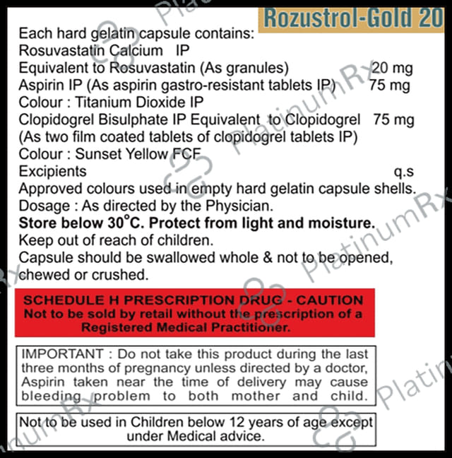 Rozustrol-Gold 20 Capsule