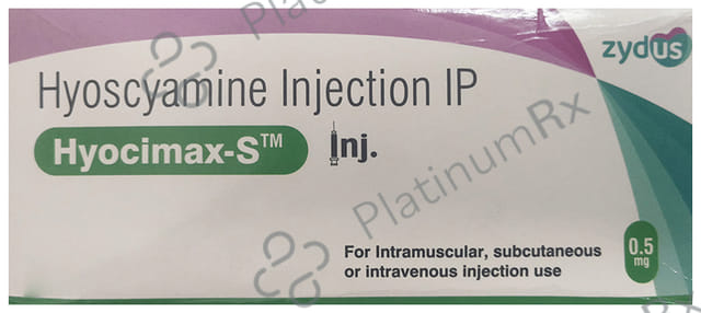 Hyocimax S 0.5mg Injection 10X1ml