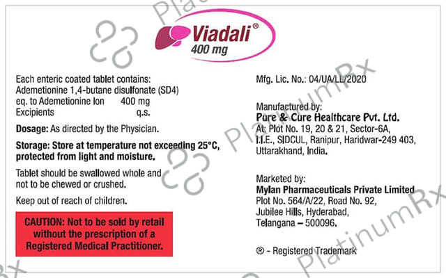 Viadali 400mg Tablet 10s