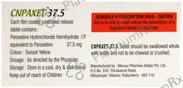 Cnpaxet 37.5mg Tablet