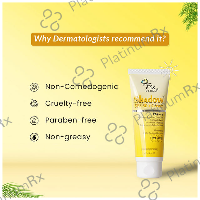 Fixderma Shadow SPF 50+ Sunscreen 75 gm