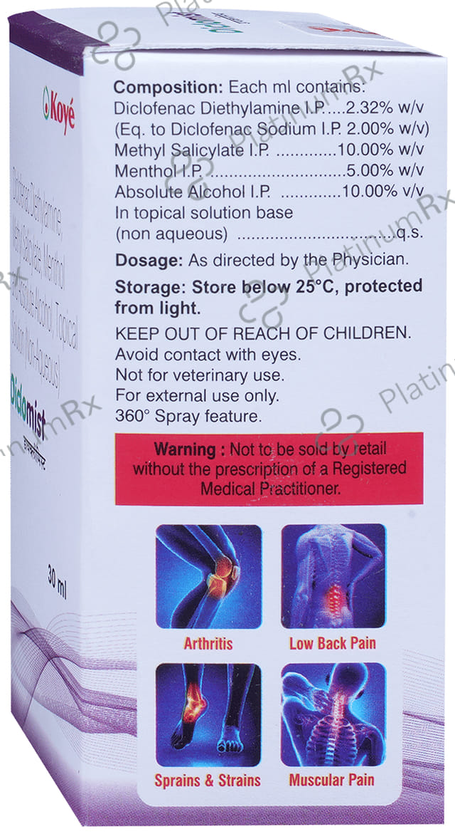 Diclomist Topical Solution 30ml