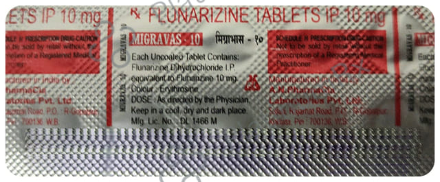 Migravas 10mg Tablet 10s