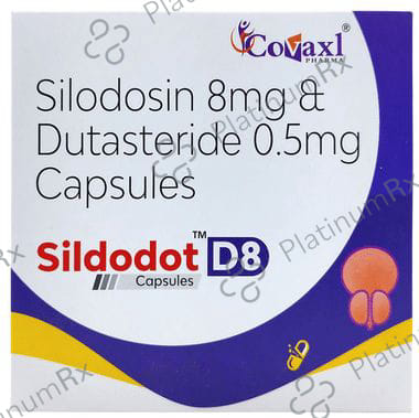 Sildodot D 8/0.5mg Capsule 10s