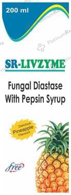SR-Livzyme Syrup Delicious Pineapple Sugar Free
