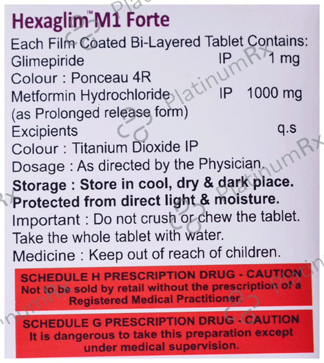 Hexaglim M1 Forte Tablet PR