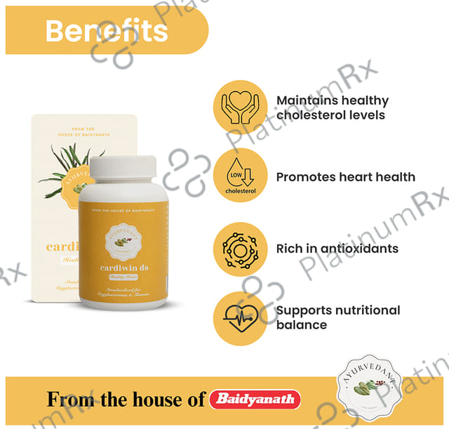 Baidyanath (Jhansi) Ayurvedant Cardiwin DS Tablet