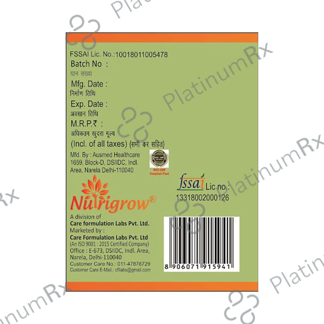 Nutrigrow Fresh Energy Drink Elaichi