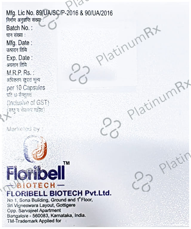 Floristat A 20/75mg Capsule IR 10s