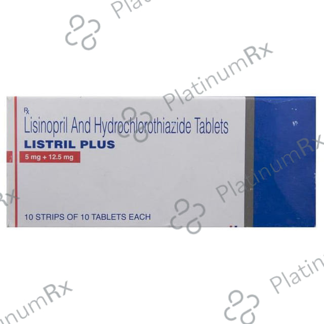 Listril Plus 12.5/5mg Tablet 10s