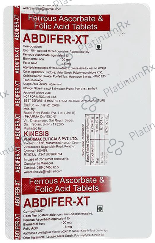 Abdifer XT Tablet 10s