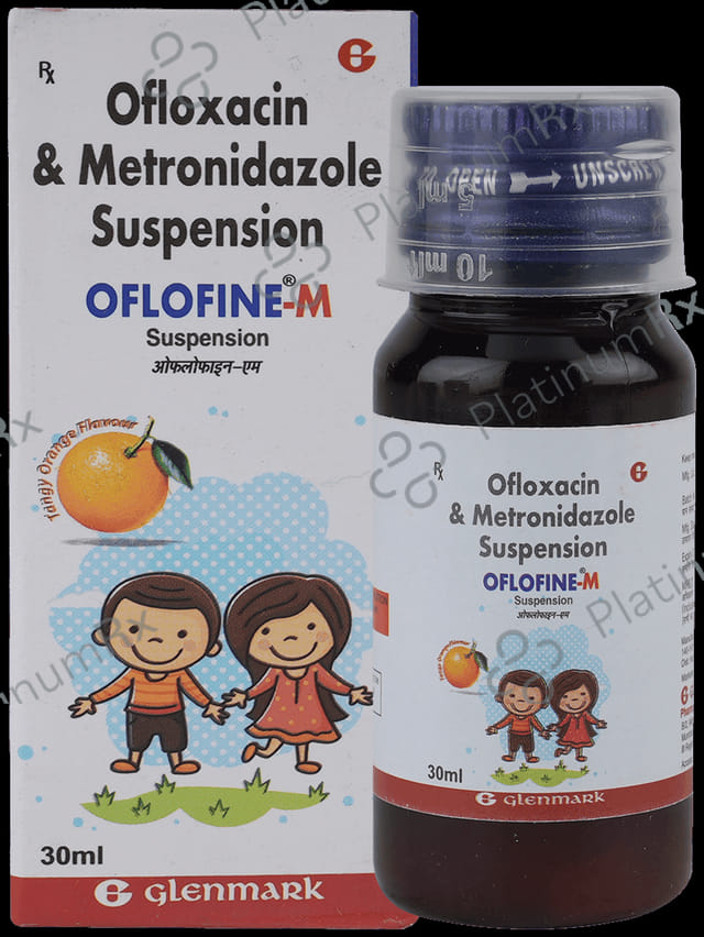 Oflofine M 100/50mg Oral Suspension Tangy Orange 30ml