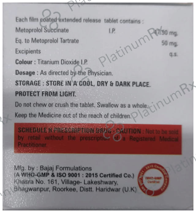 Metosis 50 Tablet ER