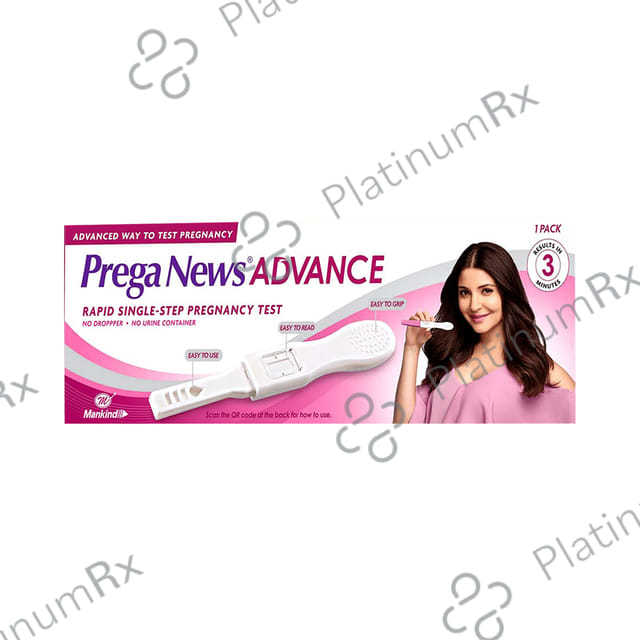 Prega News Advance Pregnancy Rapid Single Step Test Kit 1s
