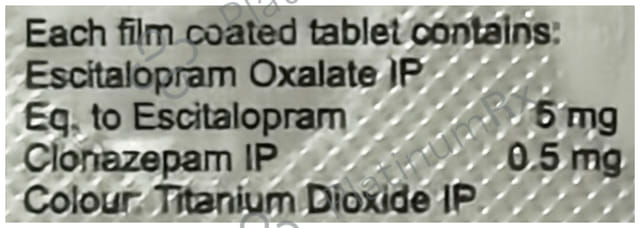 Itcalms Plus 5/0.5mg Tablet 10s