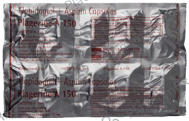 Plagerine A 150/75mg Capsule 10s