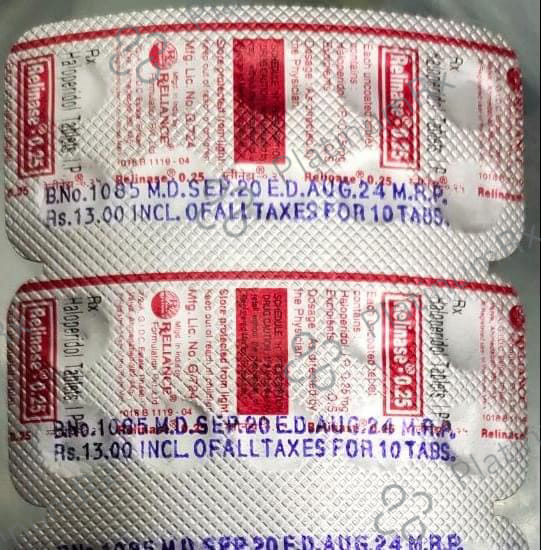 Relinase 0.25mg Tablet 10s