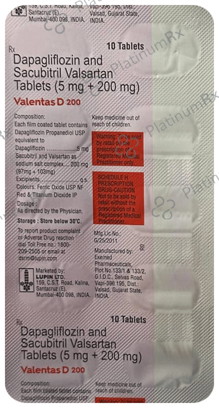 Valentas D 200mg Tablet 10s