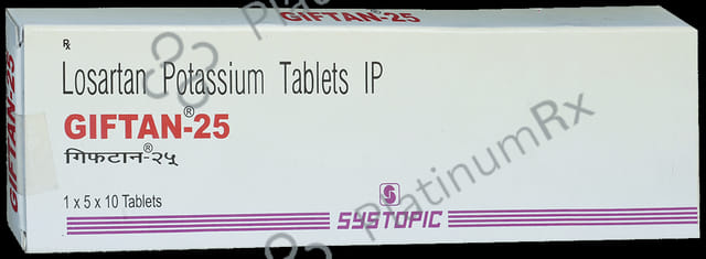 Giftan 25mg Tablet 10s