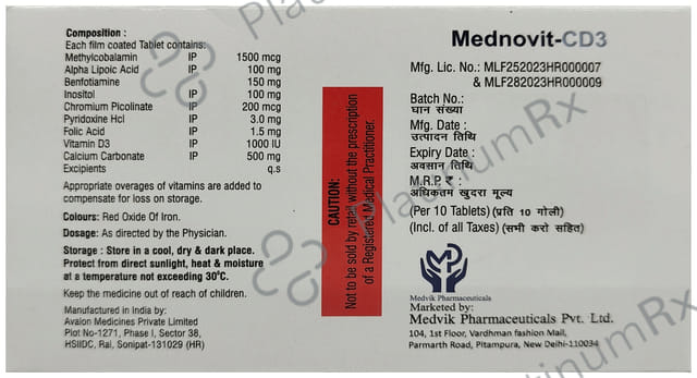 Mednovit -CD3 Tablet