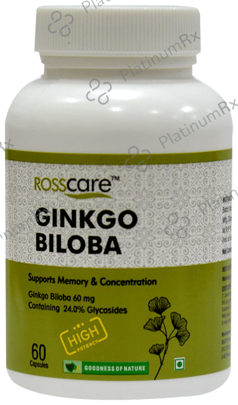 Rosscare Ginkgo Biloba 60mg Capsule