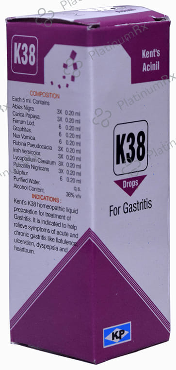 Kent's K38 Gastritis Oral Drops