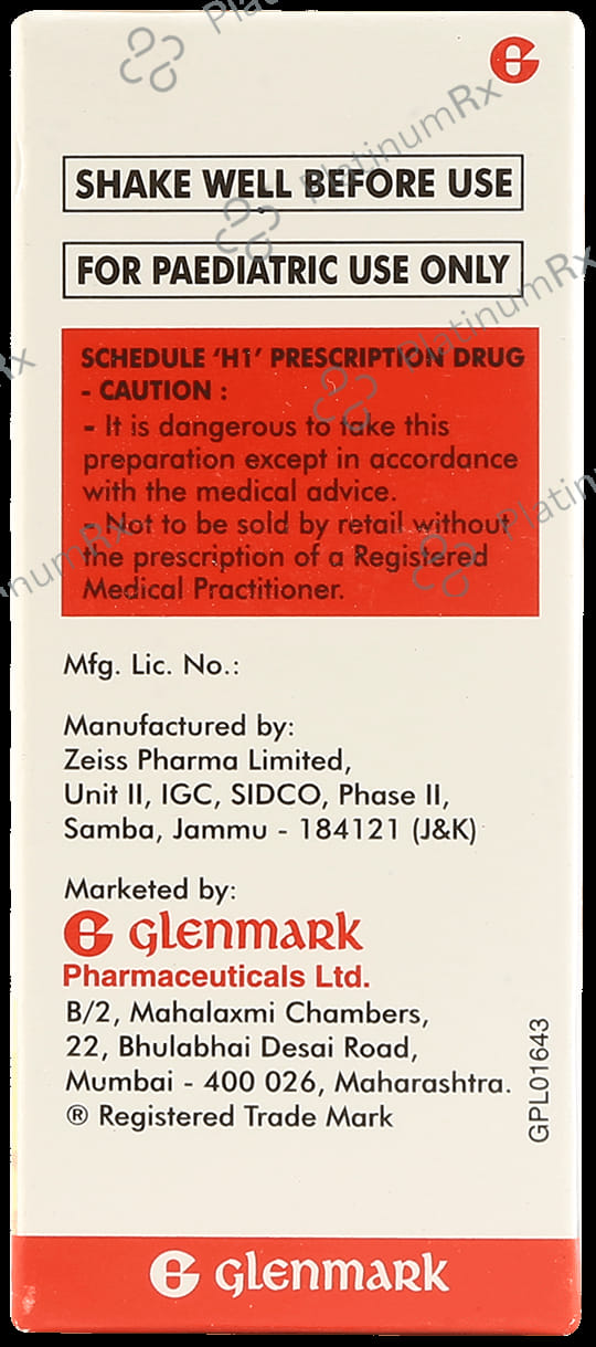 Cefaglen 50mg Dry Syrup 30ml