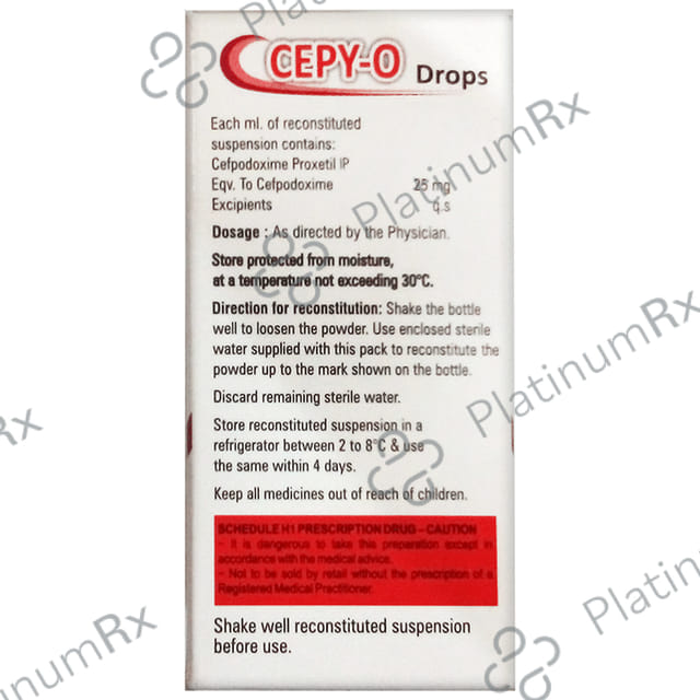 Cepy O Oral Drops Orange Flavour 10ml