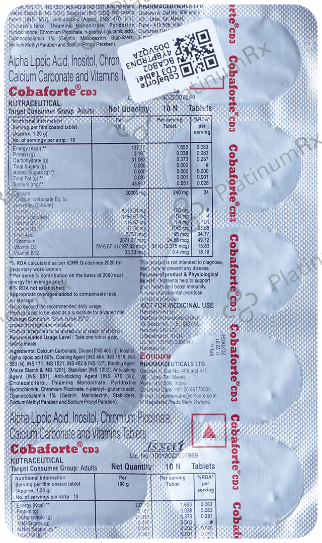 Cobaforte CD3 Tablet 10s