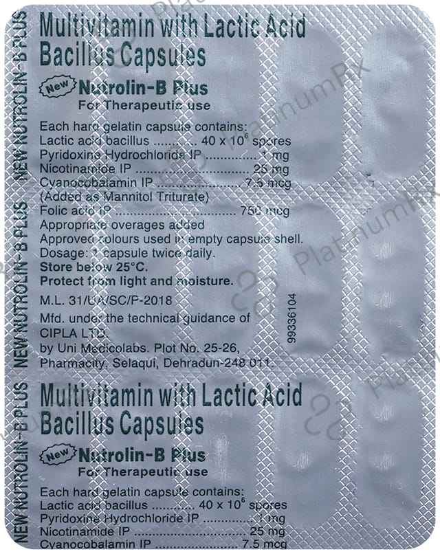 New Nutrolin B Plus Capsule 15s
