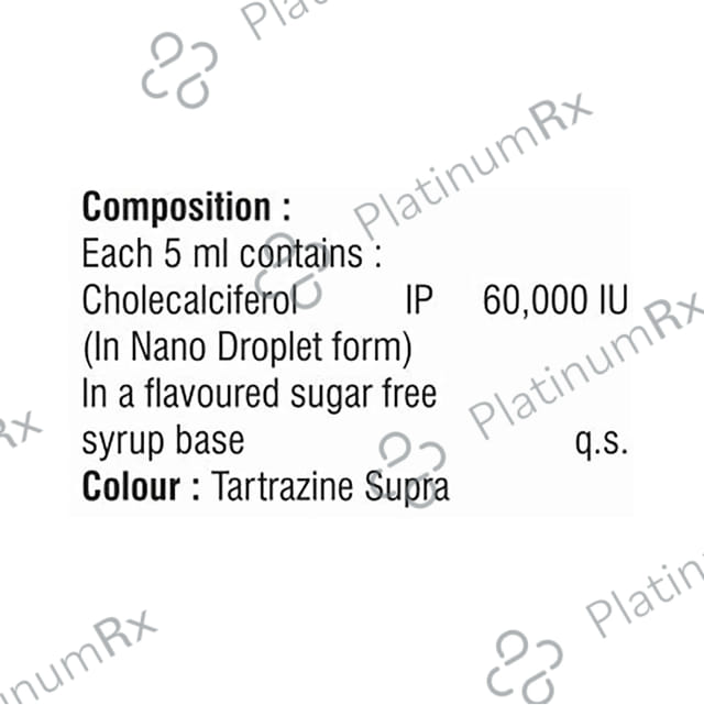 Mustbon D3 60000IU Cola No Added Sugar Oral Solution 4X5ml